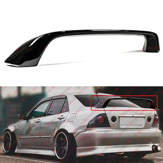 Gloss Black High Wing Rear Trunk Spoiler Lip For 2000-2005 Lexus IS300 Sedan