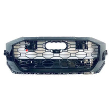RSQ8 Style Honeycomb Black Front Grill For Audi Q8 SQ8 2019-2024