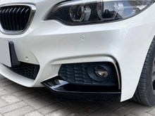 Gloss Black Front Bumper Splitter Kit For BMW 2 Series F22 Coupe M-Sport 2013-2021