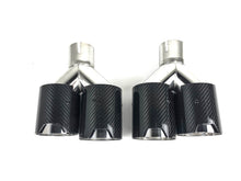 62mm Inlet Carbon Fiber Exhaust Tips fit for BMW Audi Mercedes Models