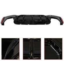 Rear Bumper Diffuser Gloss Black for BMW G30 540i M-Sport 2017-2023