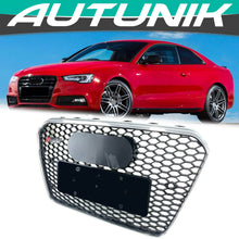 Chrome Honeycomb Front Grill for Audi A5 B8.5 S5 2013-2016 fg299