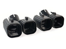 Pair Black Exhaust Muffler Tips for 2020-2026 Land Rover Defender L663 90/110/130 3.0L/2.0L