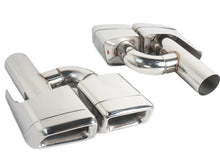 Pair For Mercedes E63 CLS63 C63 S63 CL63 W212 W218 Square Quad Exhaust Tips Muffler Tail Pipe Chrome