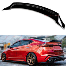 For 2017-2020 Hyundai Elantra Sedan R Style Gloss Black Highkick Trunk Spoiler Wing