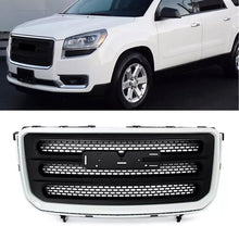 For 2013-2017 GMC Acadia SLT Summit Front Bumper Upper Grille White/Black