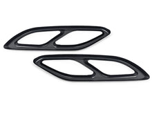 Gloss Black Exhaust Tip Covers Trim Fit Mercedes W205 C-Class W213 E-Class X253 GLC AMG Line