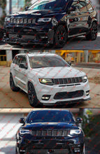 For 2017-2021 Jeep Grand Cherokee SRT Trackhawk AMPP Gloss Black Front Bumper Lip