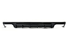 （Only Sline）For Audi A6 S6 C8 2019-2025 Rear Bumper Lip Rear Diffuser Gloss Black + Chrome Exhaust Tips
