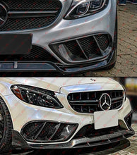 Carbon Fiber Front Bumper Air Duct Vent Cover fit for Mercedes W205 C205 C300 C400 C43 AMG 2015-2018