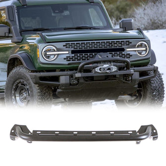 Front Bumper Bar Lower Guard Black Alloy for Ford Bronco 2022