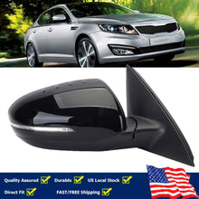 5Pin Right Black Manual Fold w/ Trun Signal Side Mirror For Kia Optima 2011-2013