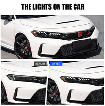 Dragon Style LED Sequential Headlights for Honda Civic 2022-2024 DRL Assembly