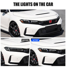 Dragon-Style LED Sequential Headlights for Honda Civic 2022-2024 DRL Assembly