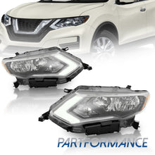 Pair Halogen Headlight Lamp Projector LH&RH Assembly Fit For 2017-2019 Nissan Rogue