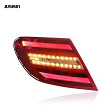 LED Tail Lights Rear Lamps DRL Red Assembly for Mercedes-Benz C W205 2011-2014