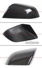 For 2020-2024 Tesla Model Y Add-On Real Carbon Fiber Side Mirror Covers Cap