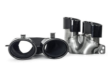 C63 Style Rear Diffuser W/ Blk Chrome Exhaust Tips For Mercedes C-Class C200 C300 AMG W206 Sedan 2022-2025