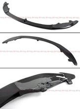 For 2015-2019 BMW F80 M3 F82 M4 Carbon Fiber MP Style Front Lip + Bumper Upper Fang Trim