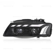 A Pair  For Audi A5 B8 2008-2012 Upgraded LED Headlight Lamps Assembly W/ Turn Signal