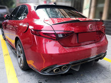 Real Carbon Fiber Rear Trunk Lip Spoiler For Alfa Romeo Giulia 952 Sedan 2016-2021 af1