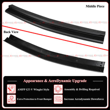 GT-V Style Winglet Front Bumper Lip Splitter For 2024-2025 Ford Mustang S650 AMPP