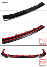 Matte Black Front Bumper Lip Splitter Kit Fit for 2022-2024 Subaru WRX