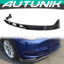 Gloss Black Front Bumper Lip Splitters for Tesla Model 3 2017-2023 di141 Sale