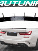 Black Rear Diffuser SpoilerValance For BMW 3 Series G20 G21 pre-LCI M Sport 2019-2022