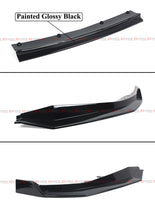 For 2020-2025 BMW G22 G23 4 Series M-Sport CS Style Gloss Black Front Bumper Lip Spoiler Splitter