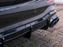 Gloss Black Rear Diffuser w/ Dual Exhaust Tips for Mercedes W223 Sedan S500 S560 S580 AMG 2021-2024 di223