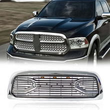 Chrome Grille Mesh Grill Front Bumper Upper Martin for Dodge Ram 1500 2009-2013