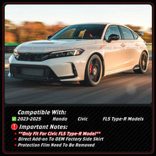 For 2023-2026 Honda Civic Type-R FL5 MU Style Gloss Black Side Skirt Extension