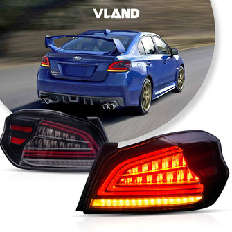 Clear Lens LED Tail Lights For 2015-2021 Subaru WRX & Subaru WRX STI