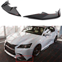 Carbon Fiber Front Bumper Splitter Lip Lower Canards For 2013-2015 Lexus GS350 F Sport