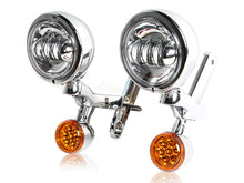 4.5" LED Fog Lights for Harley Street Electra Glide Road King 94-23