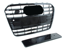 Gloss Black Front Bumper Grille S5 Style for Audi A5 B8.5 S5 8T 2013-2016