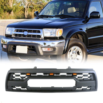 Black Front Grille Bumper Grill With Led Light for Toyota 4Runner 1996-2002