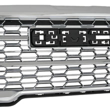 For 2022-2023 GMC Terrain Front Bumper Upper Grille Grill Chrome