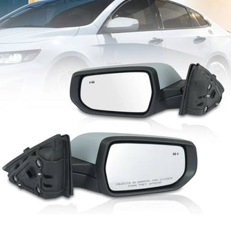 8Pin Right&Left Side Mirror Heated Assembly For 2016-2022 Chevy Malibu LT Hybrid w/Blind Spot