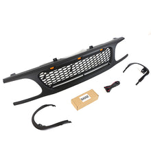 Black Front Grille Bumper Mesh Grill With LED Bar for Ford Explorer 1995-2001