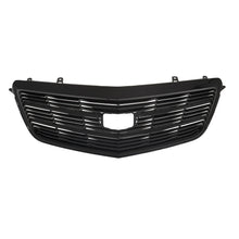 For 2015-2019 Cadillac ATS Front Grille Upper Bumper Grill Gloss Black