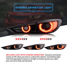 Full LED Tail Lights for Mazda 3 Axela Sedan 2014-2018 W/Sequential Signal