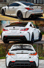 Carbon Fiber Highkick Rear Trunk Spoiler Wing For 2015-2024 Lexus RC F RCF