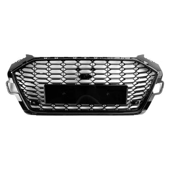 For Audi B9.5 A4 Sline S4 2020-2022 Front Bumper Grill Honeycomb Center Grille
