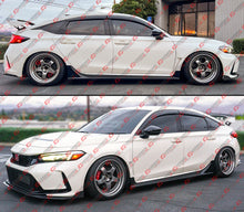 For 2023-2026 Honda Civic Type-R FL5 MU Style Gloss Black Side Skirt Extension