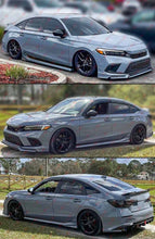 Gray Black 2 Tone Side Skirt Extension For 2022-2026 Honda Civic