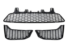 3pcs Fog Light Bezel Grill Front Bumper Center Mesh For BMW M3 F80 M4 F82 F83