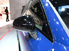 Gloss Black Side Mirror Cover Caps Replacement Fit Audi A4 A5 S4 S5 RS5 B9 2017-2025 Without Assist
