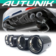 62mm Inlet Carbon Fiber Exhaust Tips fit for BMW Audi Mercedes Models